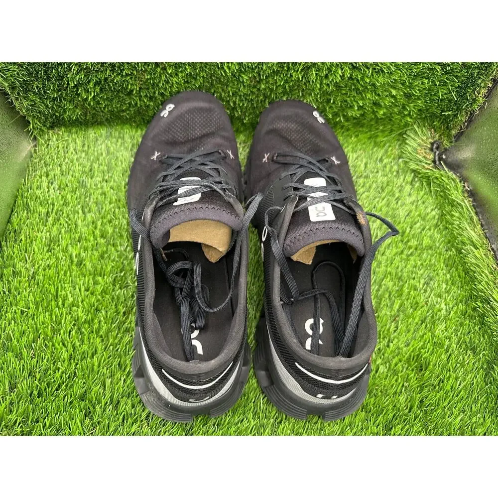 On Running Cloud X 3 60.98705 Athletic Sneaker Mens 13 Black Mesh Jogging Sports
